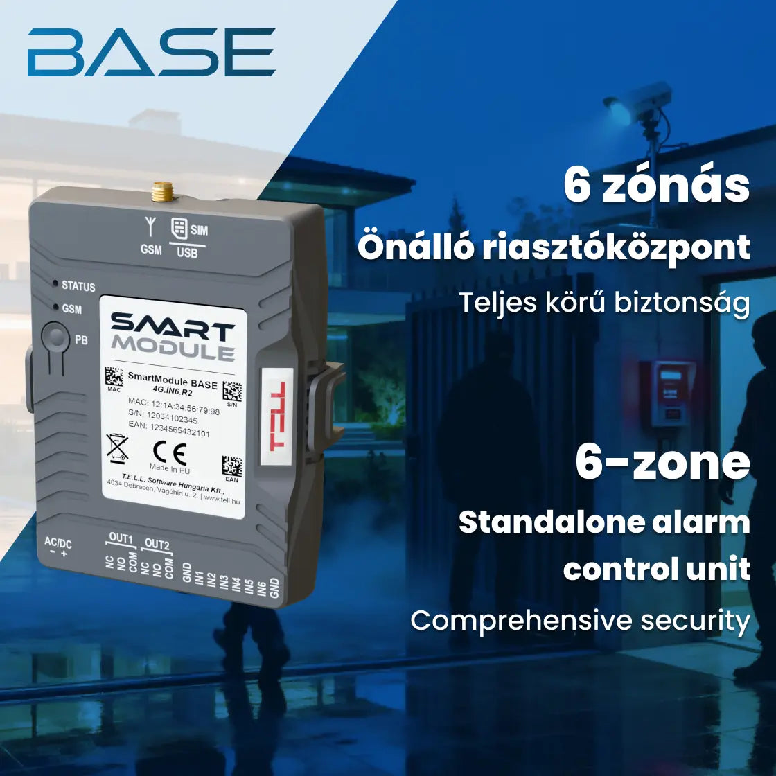 Smart Module BASE DIN rail