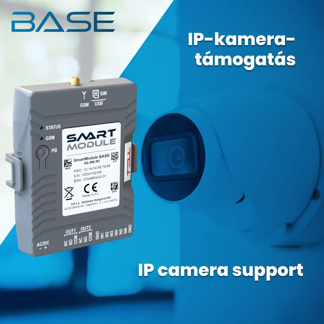 Smart Module BASE DIN rail